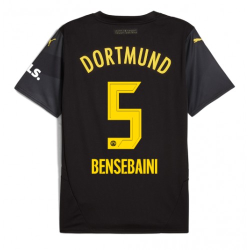 Borussia Dortmund Ramy Bensebaini #5 Gostujuci Dres 2024-25 Kratak Rukav